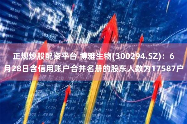 正规炒股配资平台 博雅生物(300294.SZ)：6月28日含信用账户合并名册的股东人数为17587户