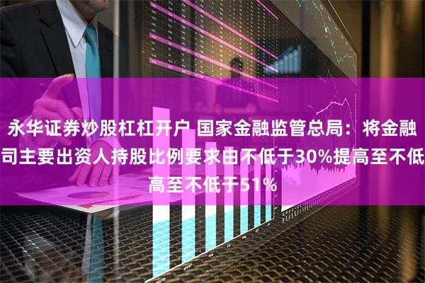 永华证券炒股杠杠开户 国家金融监管总局：将金融租赁公司主要出资人持股比例要求由不低于30%提高至不低于51%