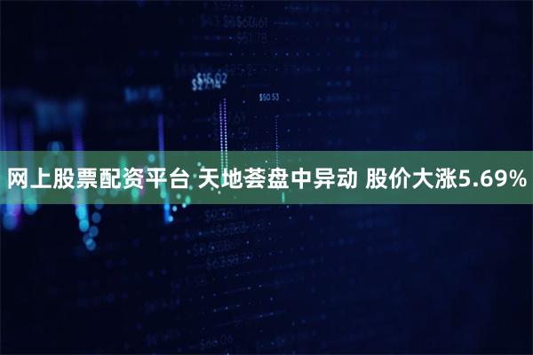 网上股票配资平台 天地荟盘中异动 股价大涨5.69%