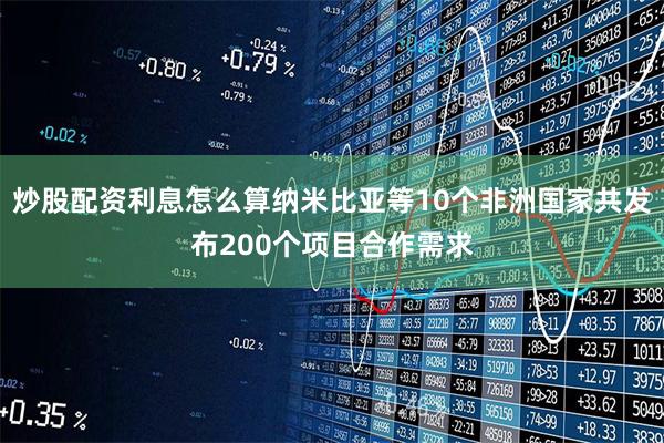 炒股配资利息怎么算纳米比亚等10个非洲国家共发布200个项目合作需求