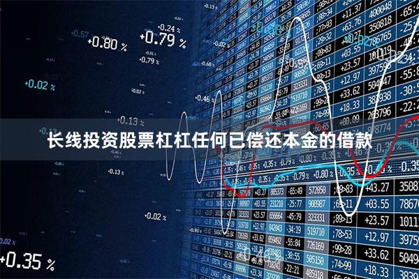 长线投资股票杠杠任何已偿还本金的借款